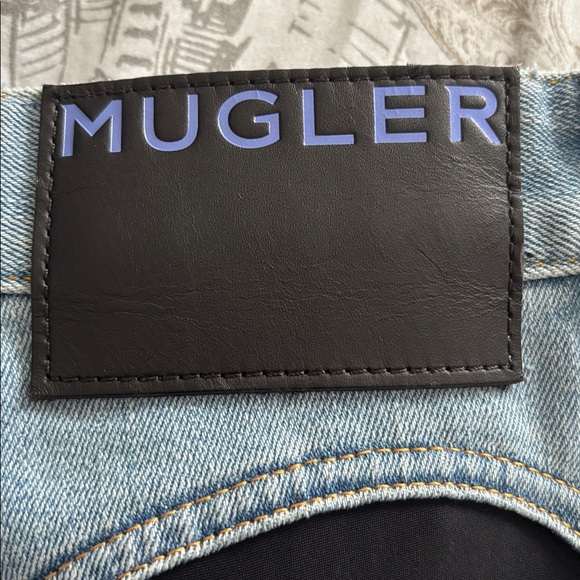 MUGLER
Spiral stretch jersey-paneled skinny jeans - Picture 4 of 6